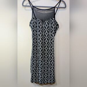 VTG Eclipse Sparkly Geometric Mini Dress - Size M